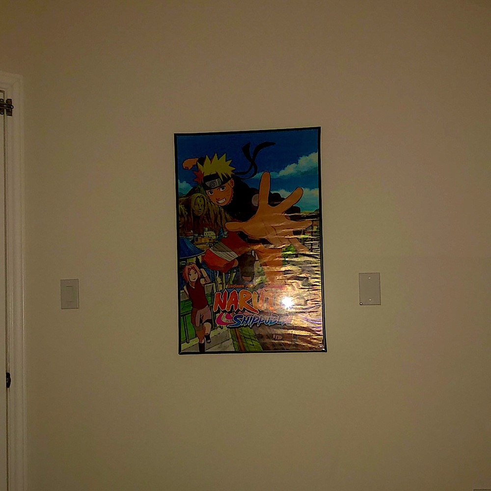 Naruto poster w poster frame